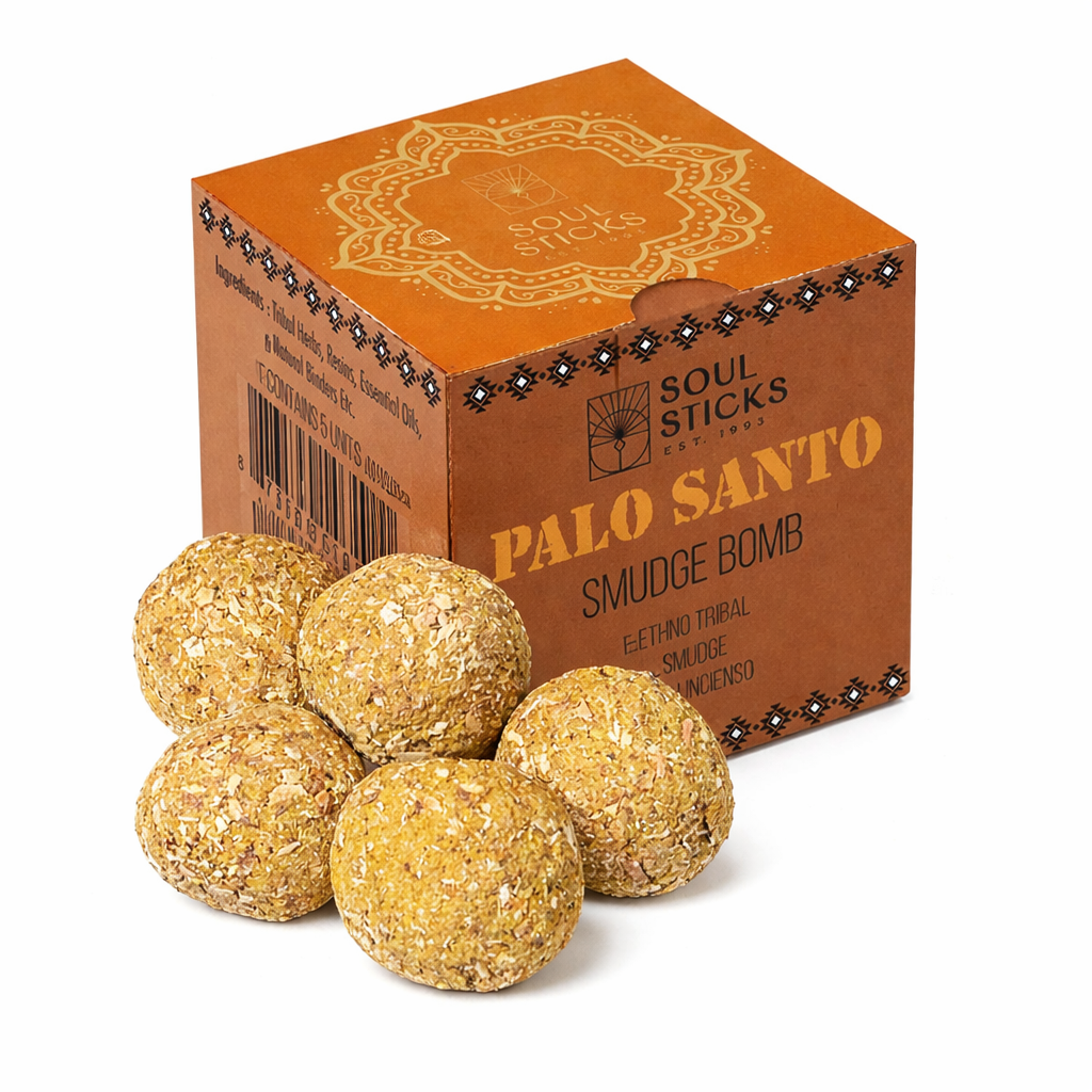 Palo Santo Smudge Bombs w/ Burner 2.5" x 2.5"