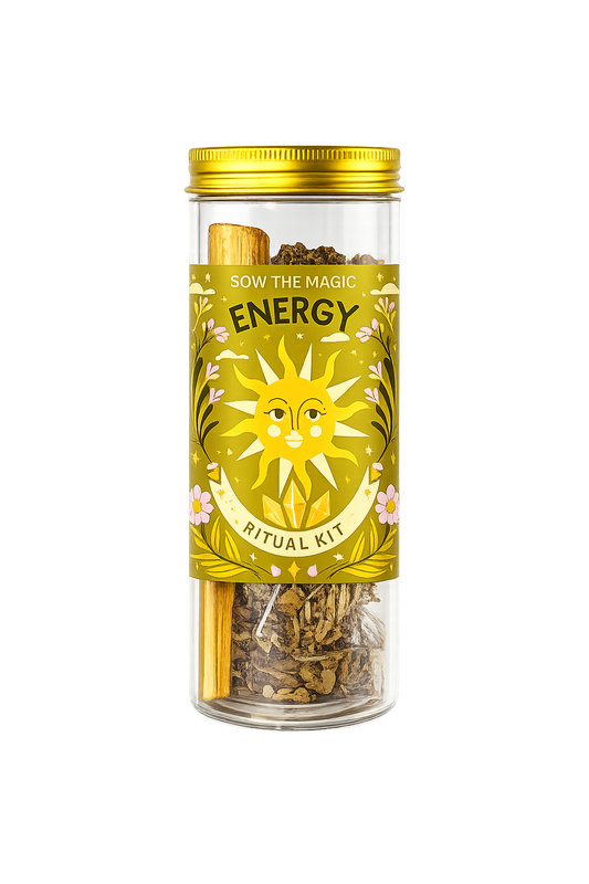 Energy Ritual Kit with Aventurine, Palo Santo + Sage